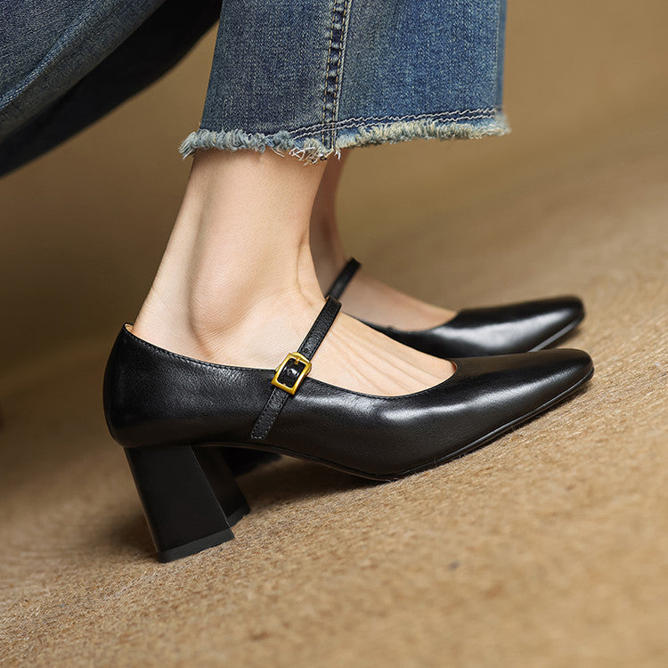 Solmar Genuine Leather Heels
