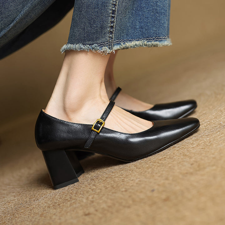 Solmar Genuine Leather Heels
