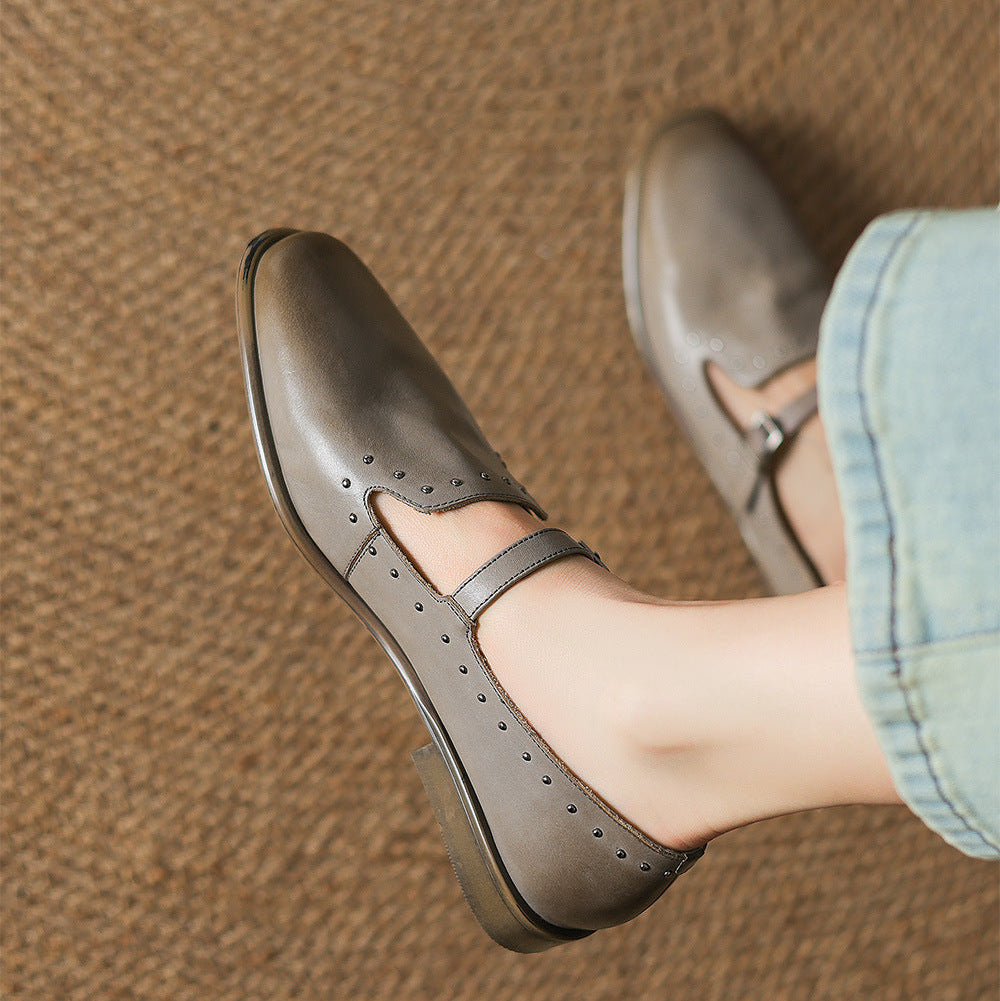 Oraya Genuine Leather Loafers
