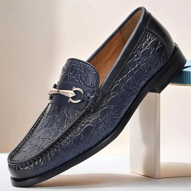 Dorvaro Cowhide Leather Loafers