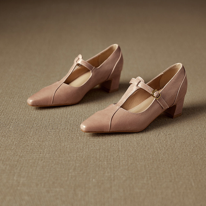 Veloria Genuine Leather Heels
