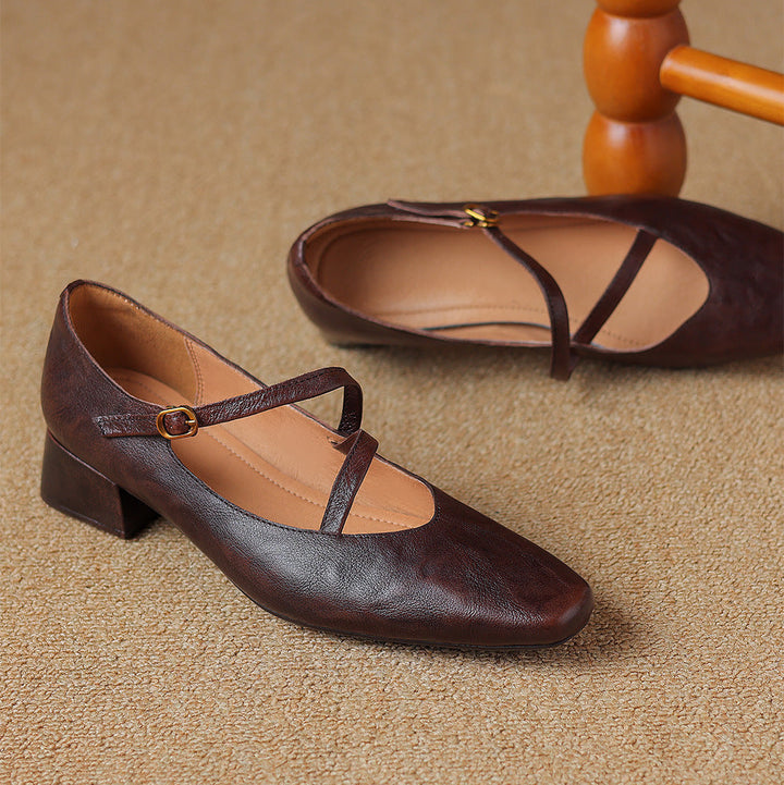 Ossa Genuine Leather Heels