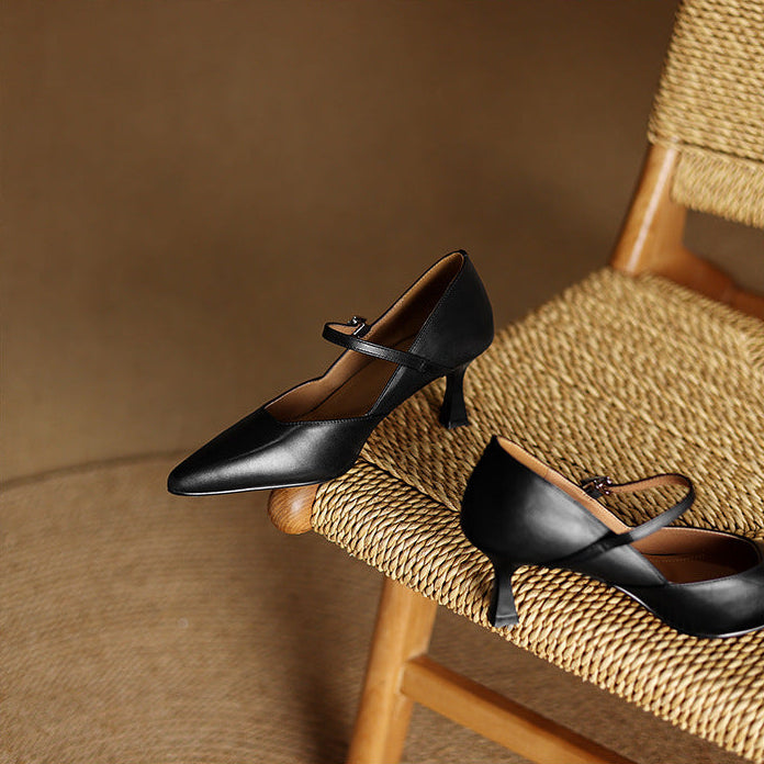Nivara Genuine Leather Heels