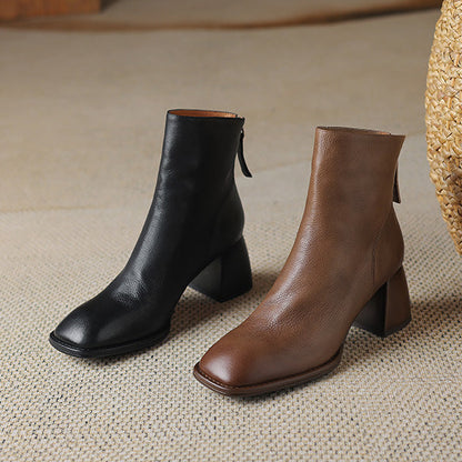 Calisse Genuine Leather Boots