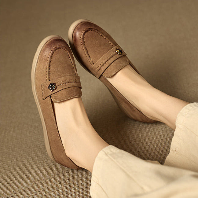 Mira Genuine Leather Platform Shoes