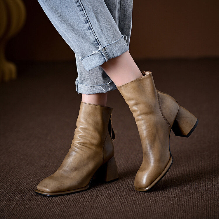 Livia Genuine Leather Boots