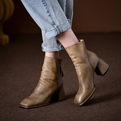 Livia Genuine Leather Boots