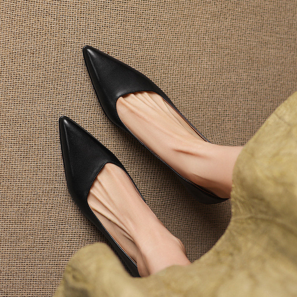 Valeria Genuine Leather Heels