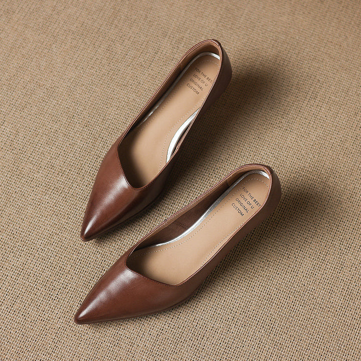 Valeria Genuine Leather Heels