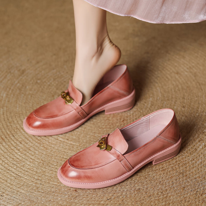 Lena Genuine Leather Loafers