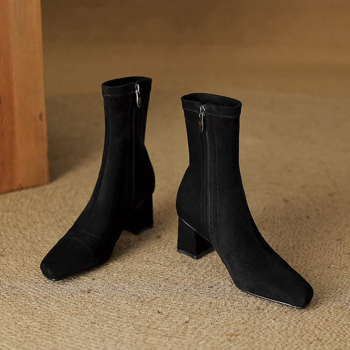 Sari Genuine Suede Boots