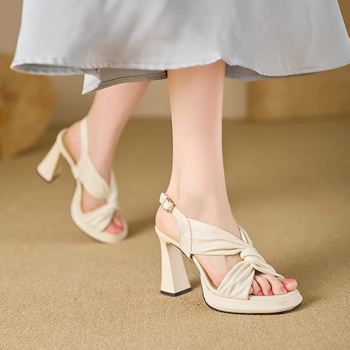 Arla Leather Heels