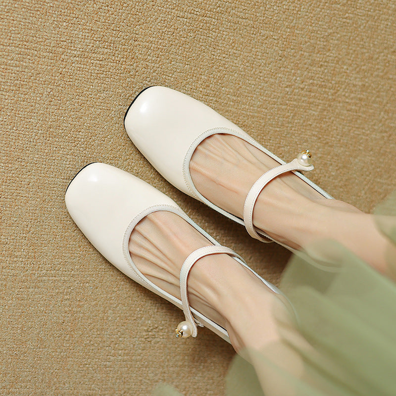 Calista Genuine Leather Heels