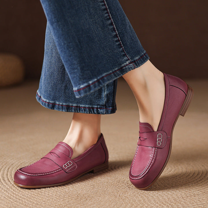 Ruvia Genuine Leather Loafers