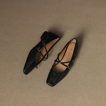 Daphne Genuine Leather Flats