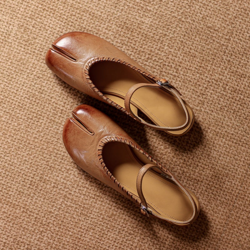 Carmela Genuine Leather Flats