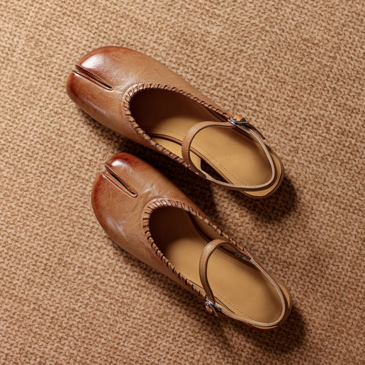 Carmela Genuine Leather Flats