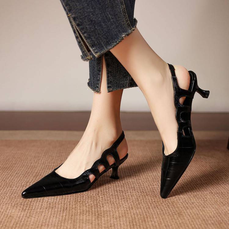 Renata Genuine Leather Heels
