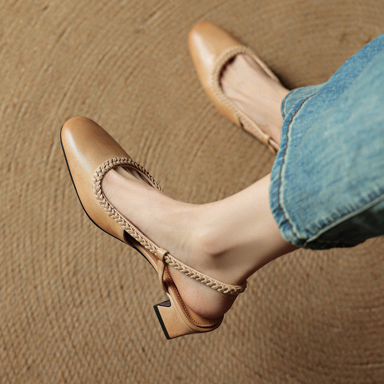 Bella Genuine Leather Heels