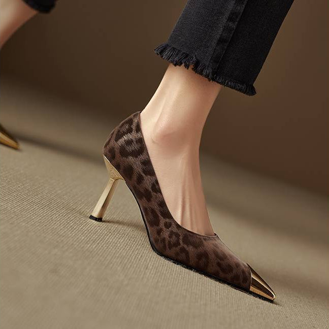 Celia Genuine Leather Heels
