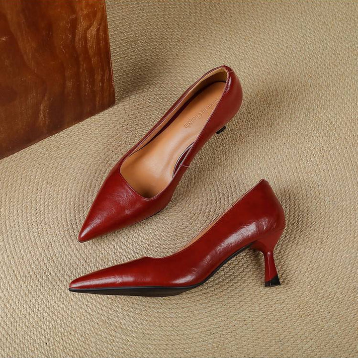 Linelle Genuine Leather Heels