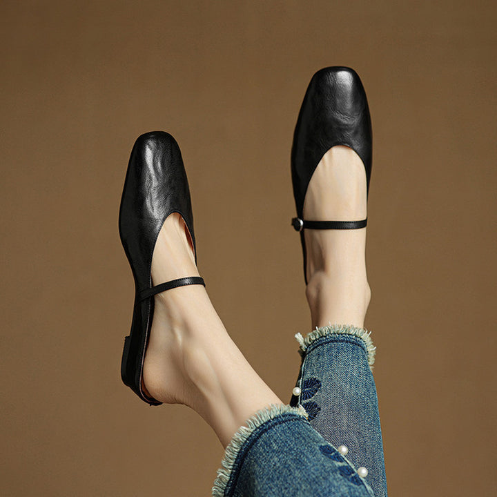 Rovina Genuine Leather Mules