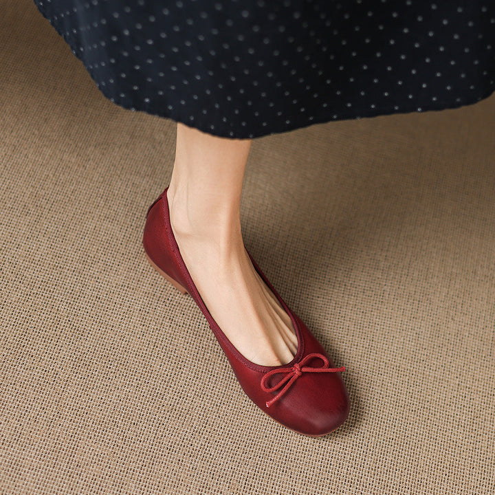 Talla Genuine Leather Flats