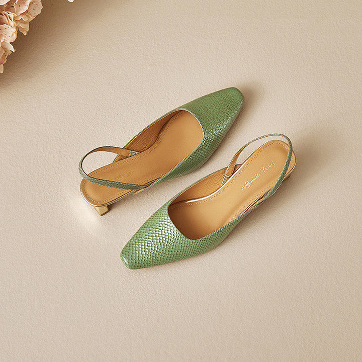 Lesta Genuine Leather Heels