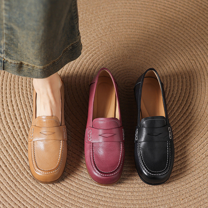 Ruvia Genuine Leather Loafers