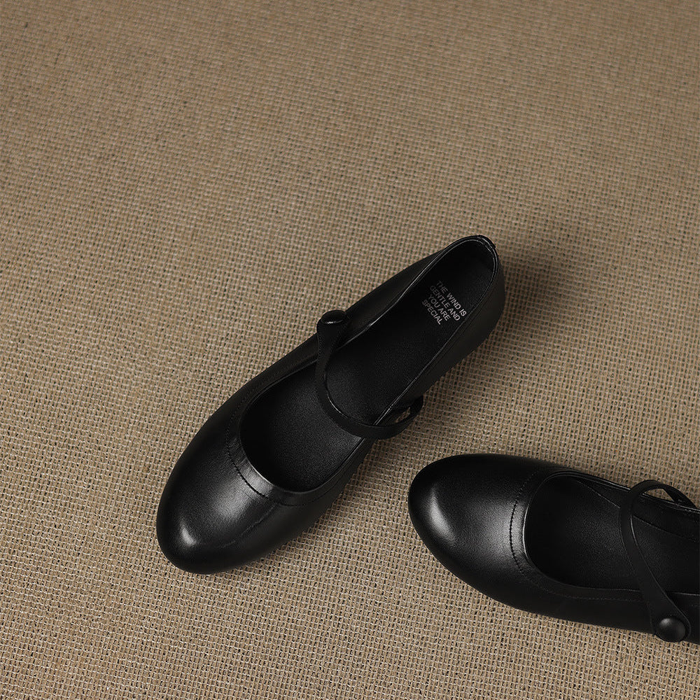 Renata Genuine Leather Flats