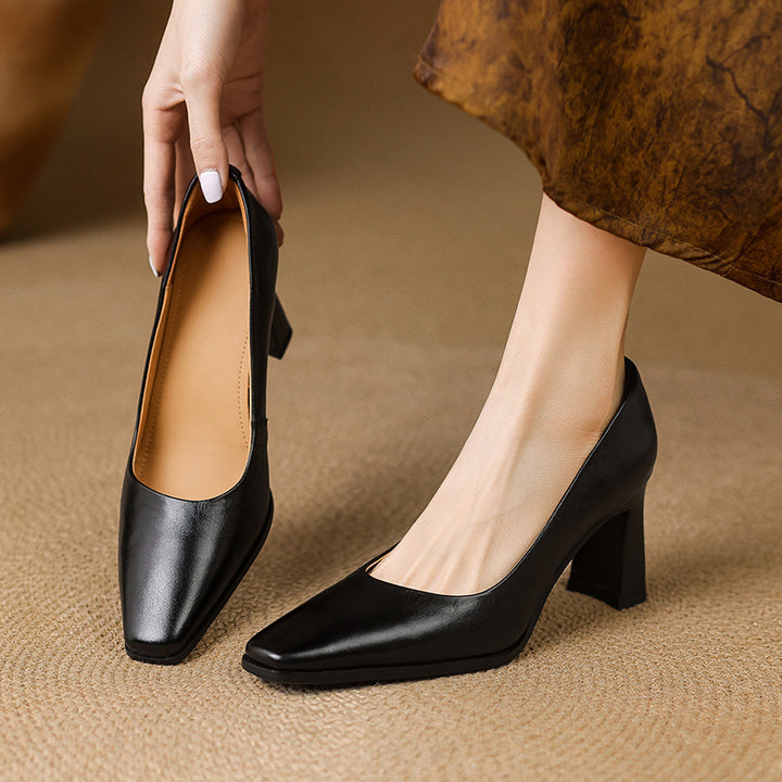 Marla Genuine Leather Heels