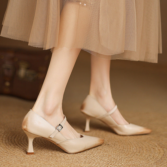 Nivara Genuine Leather Heels