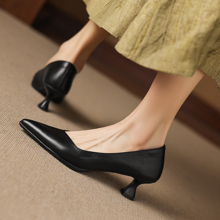 Valeria Genuine Leather Heels