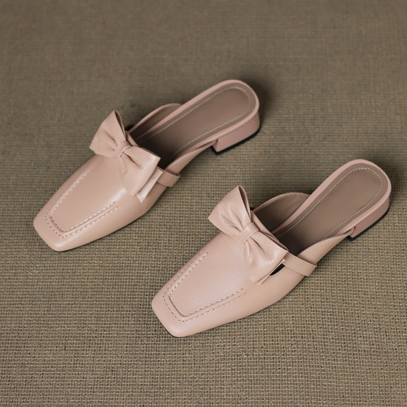Mireva Genuine Leather Mules