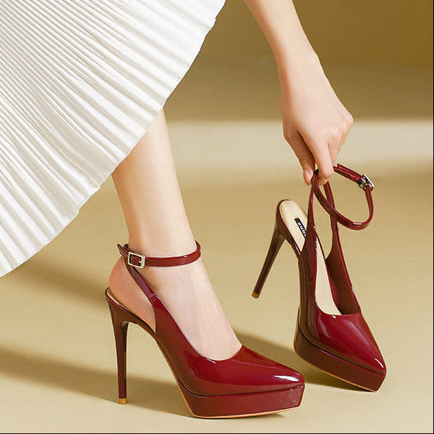 Arlena Leather Heels