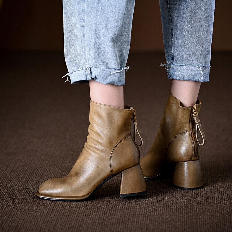 Livia Genuine Leather Boots