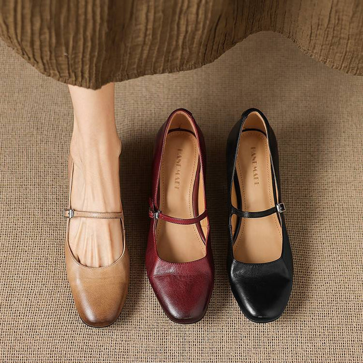 Sira Genuine Leather Heels