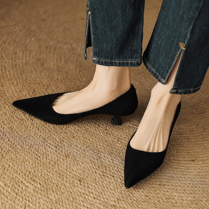 Orlen Genuine Suede Heels