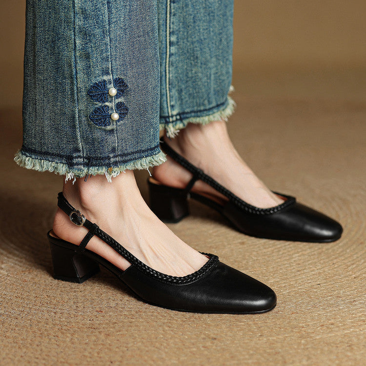 Bella Genuine Leather Heels