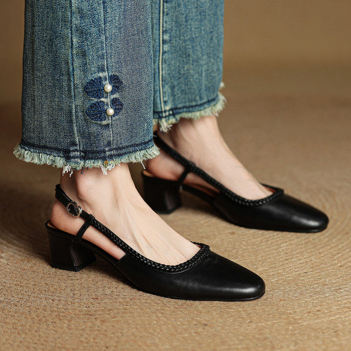 Bella Genuine Leather Heels