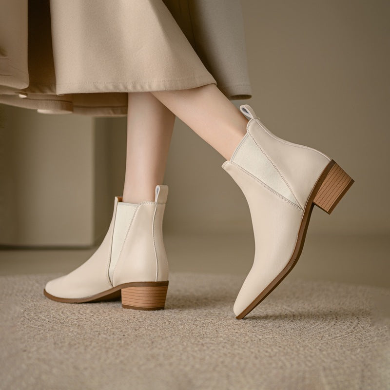 Elloria Genuine Leather Boots