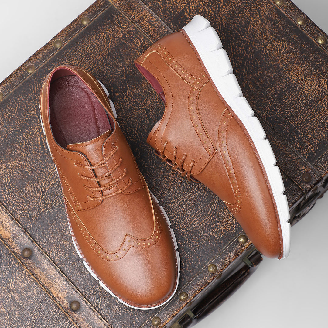 Crimson Genuine Leather Shoes