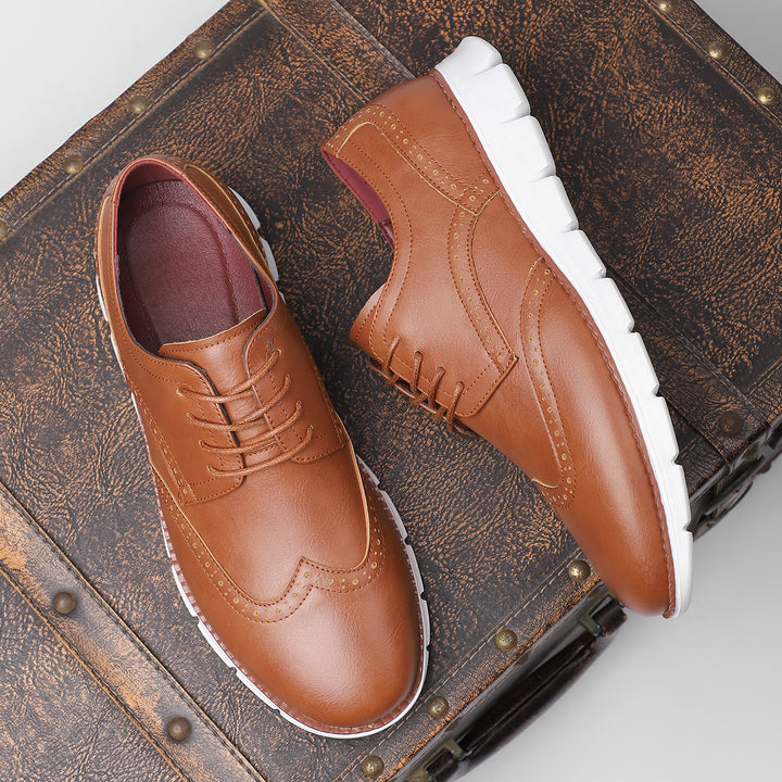 Crimson Genuine Leather Shoes