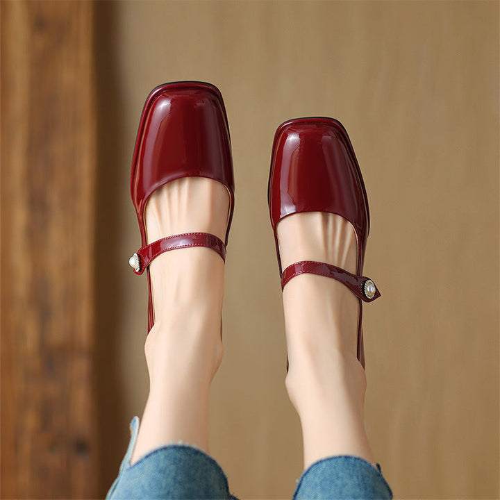Cara Genuine Leather Heels