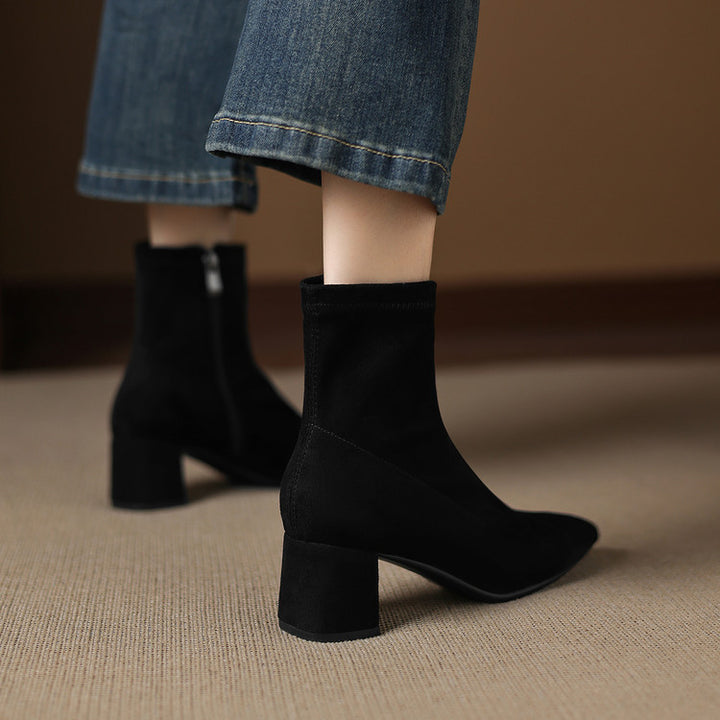 Odette Genuine Suede Boots