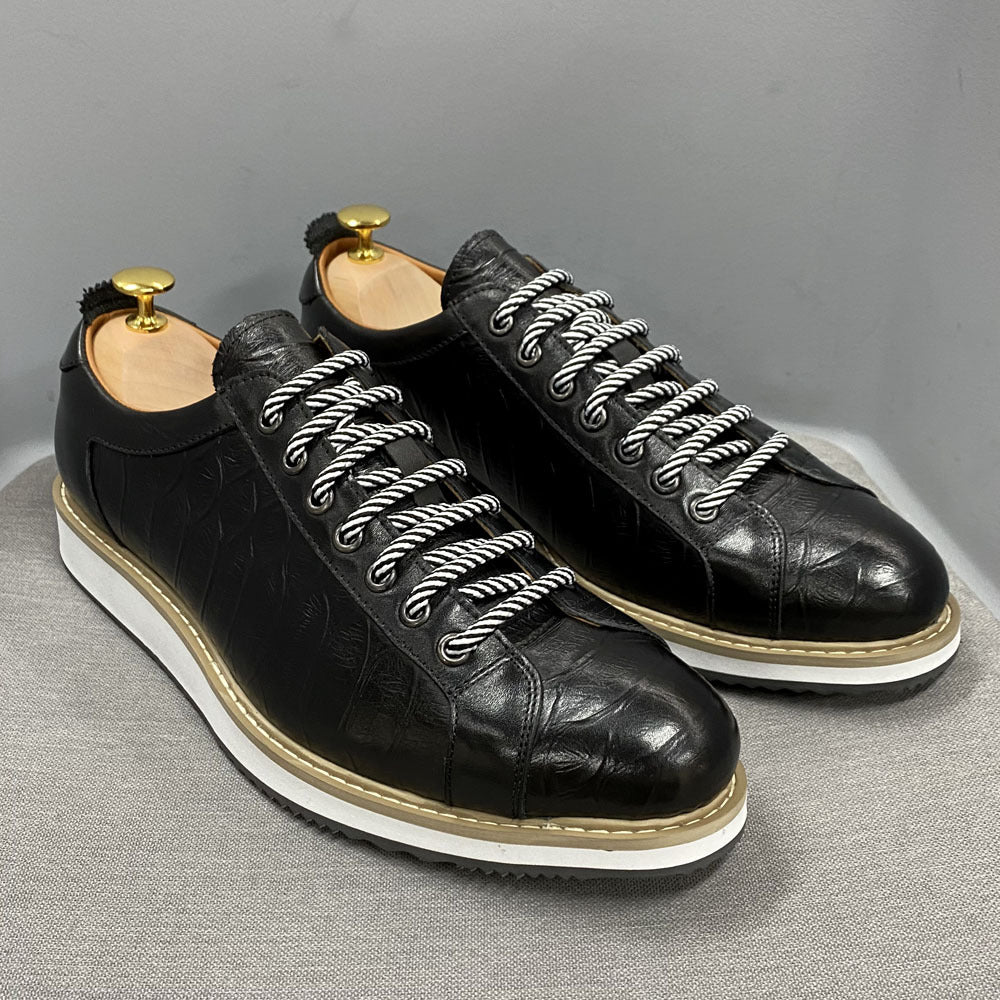 Clifton Cowhide Leather Sneakers