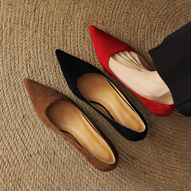 Orlen Genuine Suede Heels