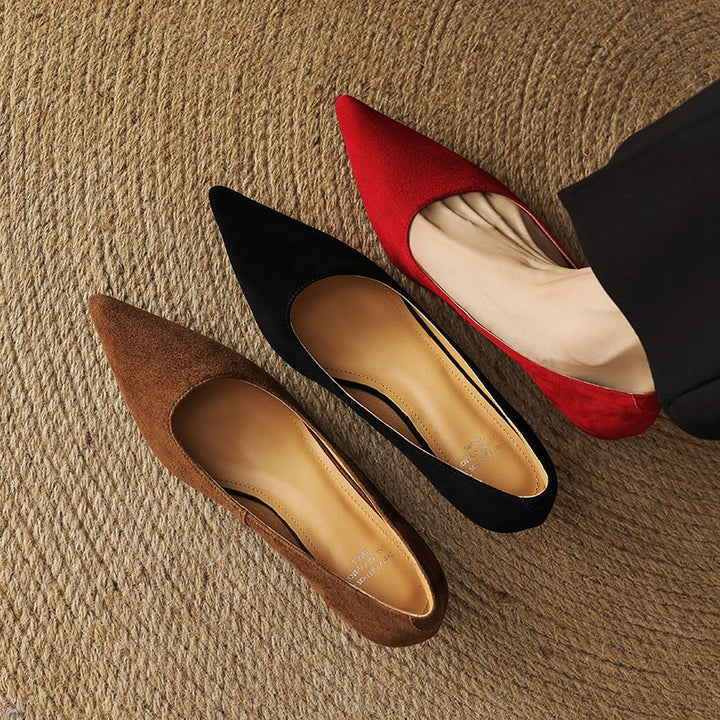 Orlen Genuine Suede Heels