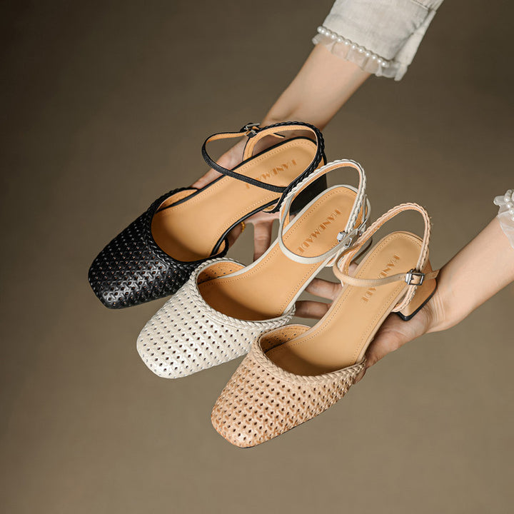 Orelia Genuine Leather Heels