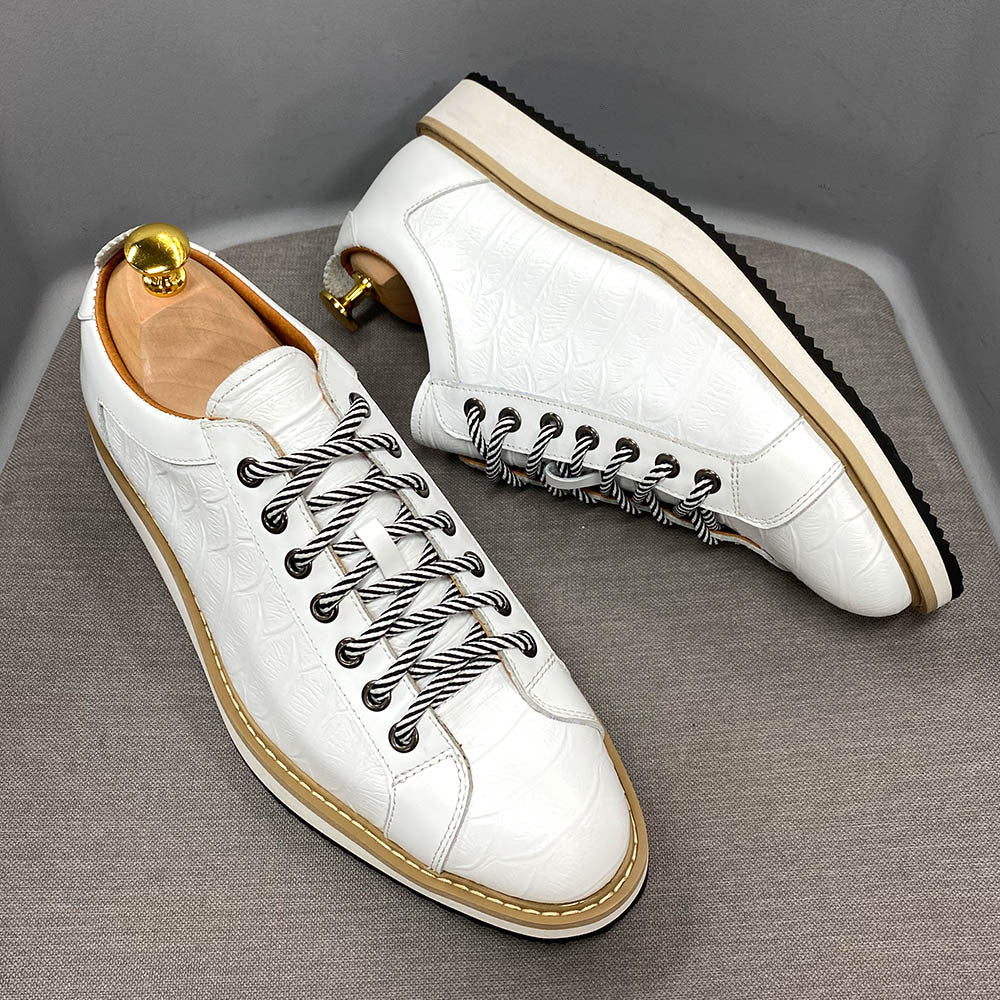 Clifton Cowhide Leather Sneakers